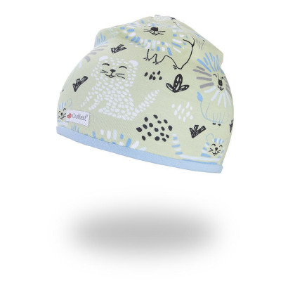 Čiapka podšitá Outlast® sv.zelená levy/zv.modrá