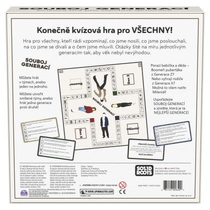 Spoločenská hra Súboj generácií