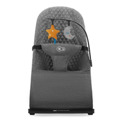 Minimalistické hojdacie lehátko s hračkami pre bábätko Kinderkraft