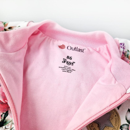 Mikina podšitá Outlast® - ruža/ružová baby