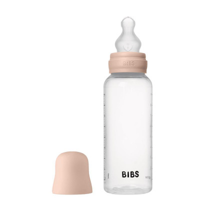 Antikoliková fľaša so silikónovým cumlíkom 270 ml Bibs
