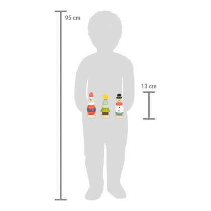 Vianočná a zimná skladacia figúrka 1 ks Small foot