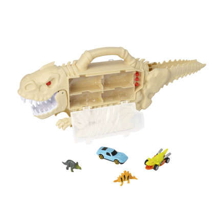 Dino s autami strieľajúce 47 cm