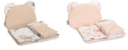 2D sada do kočíka, postieľky, kolísky mušelín/bavlna Sensillo