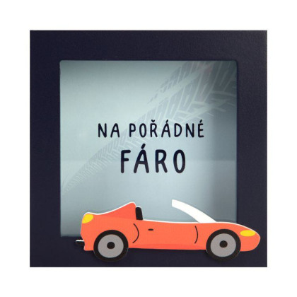 3D pokladnička v rámčeku Albi