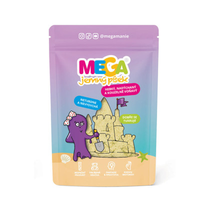 MEGAjemný piesok žltý 90 g