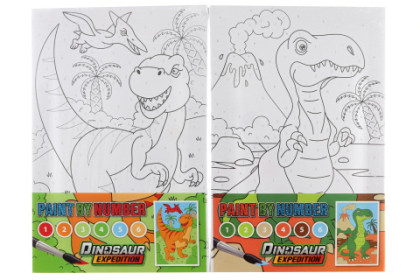 Maľovanie podľa čísel dino