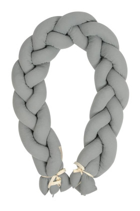 Chránič do postieľky mušelín pletený vrkoč 200 cm Babymatex