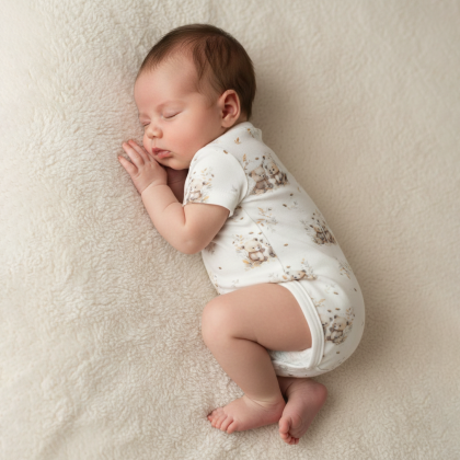 Dojčenské rastúce body krátky rukáv Medvedíci Česká výroba Babyservice