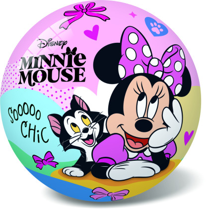 Lopta Minnie gumová - nenafúknutá 23 cm