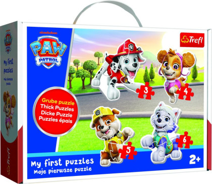 Puzzles Baby Classic Rozkošné psy Tlapková patrola Trefl