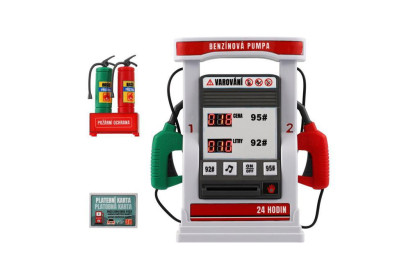 Benzínová pumpa so zvukom a svetlom