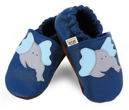 Kožené capáčky 18-24 m (22/23) 15 cm Afelo