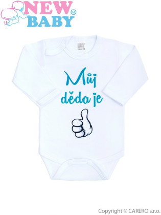 Body s potlačou New Baby Môj dedo je jednotka