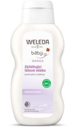 Upokojujúce telové mlieko 200 ml Weleda