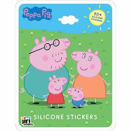 Hra so silikónovými samolepkami Prasiatko Peppa