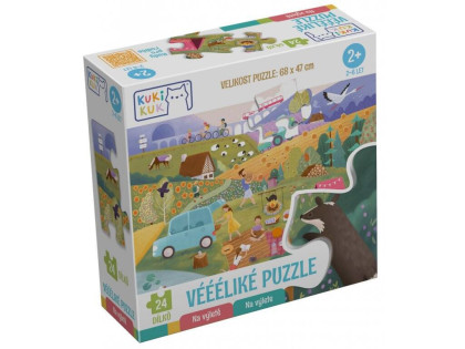 Betexa KukiKuk - Veľké puzzle Na výlete