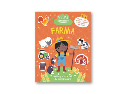 Veľké samolepky a aktivity Farma