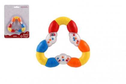 Hrkálka/hryzátko trojuholník 10 x 10 cm