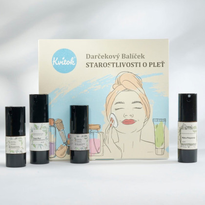 Balíček kompletnej starostlivosti o mastnú a problematickú pleť Kvitok