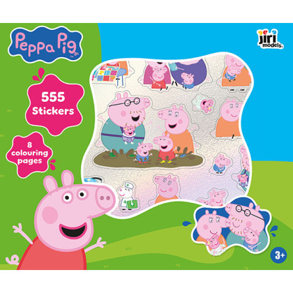 555 samolepiek Prasiatko Peppa