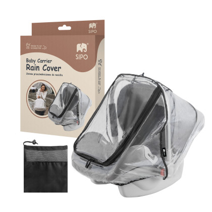 Pláštenka na autosedačku EVA transparentná Sipo