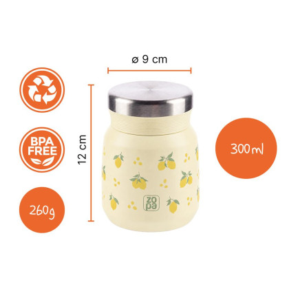 Termoska na jedlo 300 ml Zopa