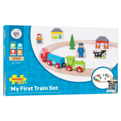 Moja prvá vláčikodráha 19 dielov Bigjigs Rail