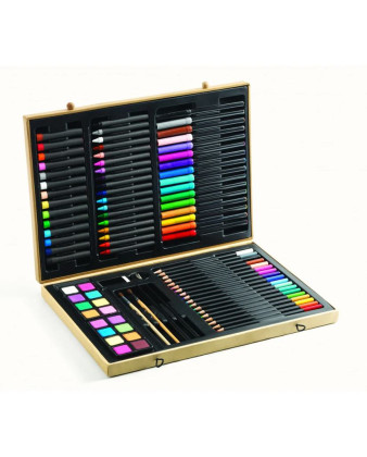 Veľký kufrík maliarskych potrieb Djeco