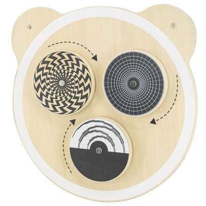 Drevená nástenná hra kruhy