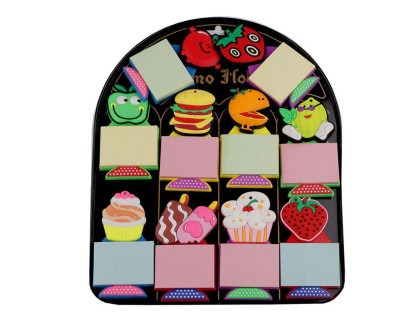 Silikónové magnetky s papierovými bločkami