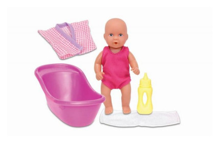 Bábika MNB pije a ciká, Baby Set, 12 cm