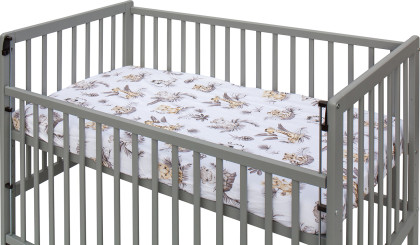 Prestieradlo do postieľky Afrika 120 x 60 cm béžovej Scarlett