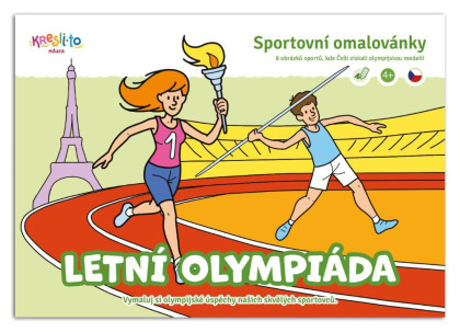 Letná olympiáda - Športové omaľovánky A5