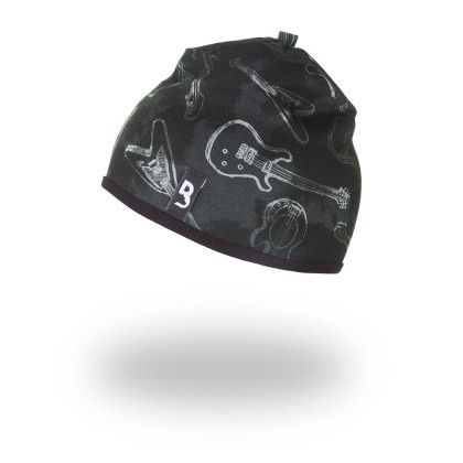 Čiapka podšitá Outlast® - čierna gitary/čierna