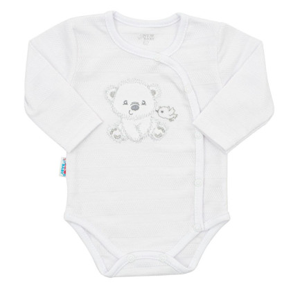 Dojčenská súpravička do pôrodnice New Baby Sweet Bear biela