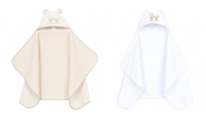 Maxi osuška s kapucňou Zajačikovia 70 x 120 cm Mamo Tato