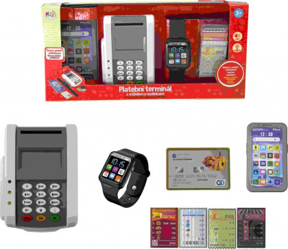Platobný terminál s mobilom a hodinkami Plejo