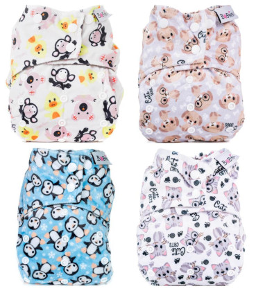 Vrecková extra jemná AIO plienka Premium patentky Bobánok