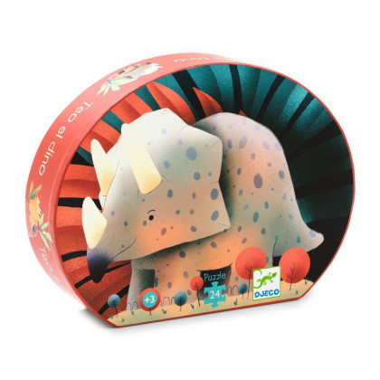 Djeco Puzzle Dinosaurus - 24 dielikov