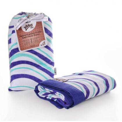Bambusová detská mušelínová deka XKKO®BMB 100x100 Kikko