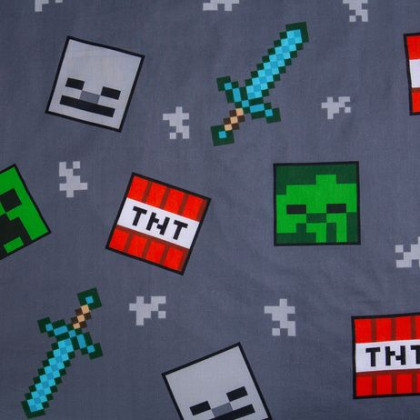 Obliečky Minecraft "We Got This" 140 x 200, 70 x 90 cm Jerry Fabrics