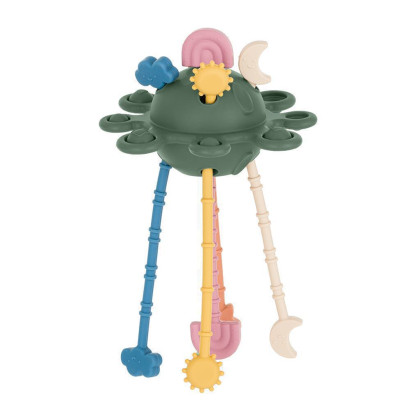 Hračka silikónová senzorická Crazy planét 10 m+ Petite&Mars