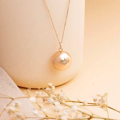 Tehotenská rolnička Stella Lucia - medená