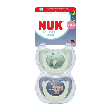 First Choice Night Cumlík 0-6 m 2 ks box Nuk
