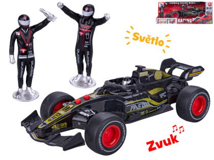 Formula 19 cm na zotrvačník na batérie so svetlom, zvukom a pilotmi 2 ks
