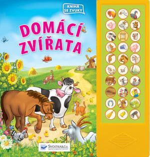 Domáce zvieratá – kniha so zvukmi