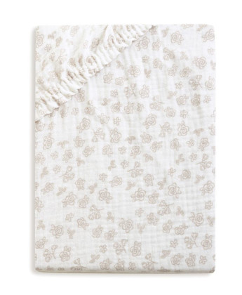 Mušelínové prestieradlo Dizajn s gumou 60 x 120 cm BabyMatex