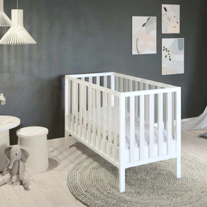 Postieľka Ivy 120 x 60 cm White Nanna