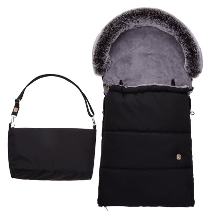 Fusak DE LUXE 5ti bod Outlast® - čierna / sivá